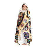 Marisol Morado - Sugar Skull Hooded Sherpa Blanket